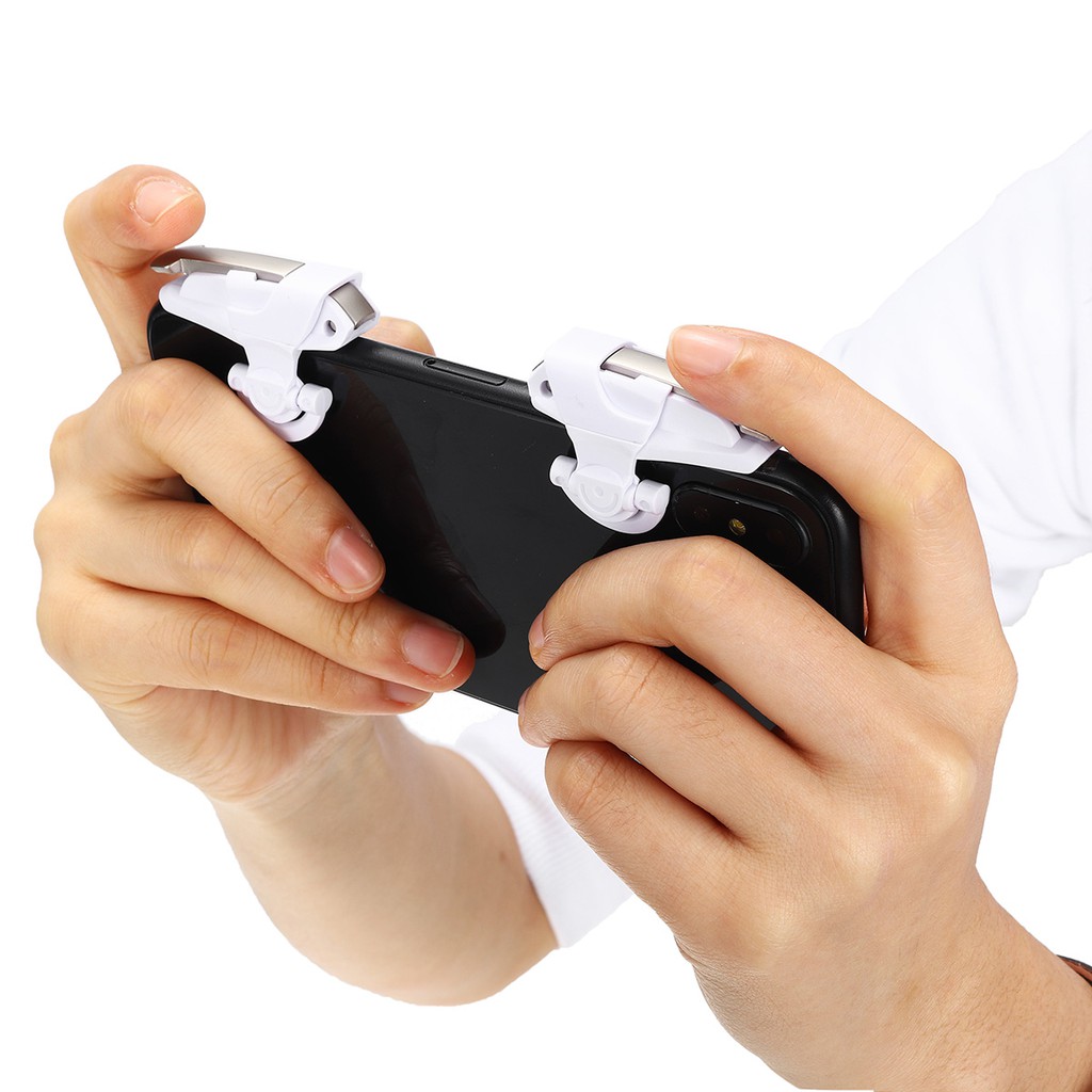 Set 2 nút bấm trái phải gắn điện thoại hỗ trợ chơi game bắn súng