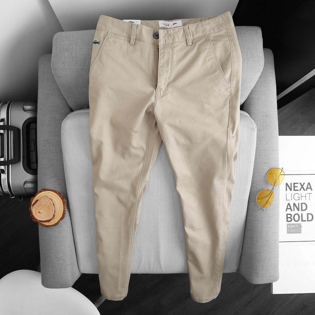 [Mã FASHIONHOTMA hoàn 15% tối đa 30K xu đơn 150K] ( hàng cao cấp xuất dư ) quần kaki ống suông co giãn | BigBuy360 - bigbuy360.vn