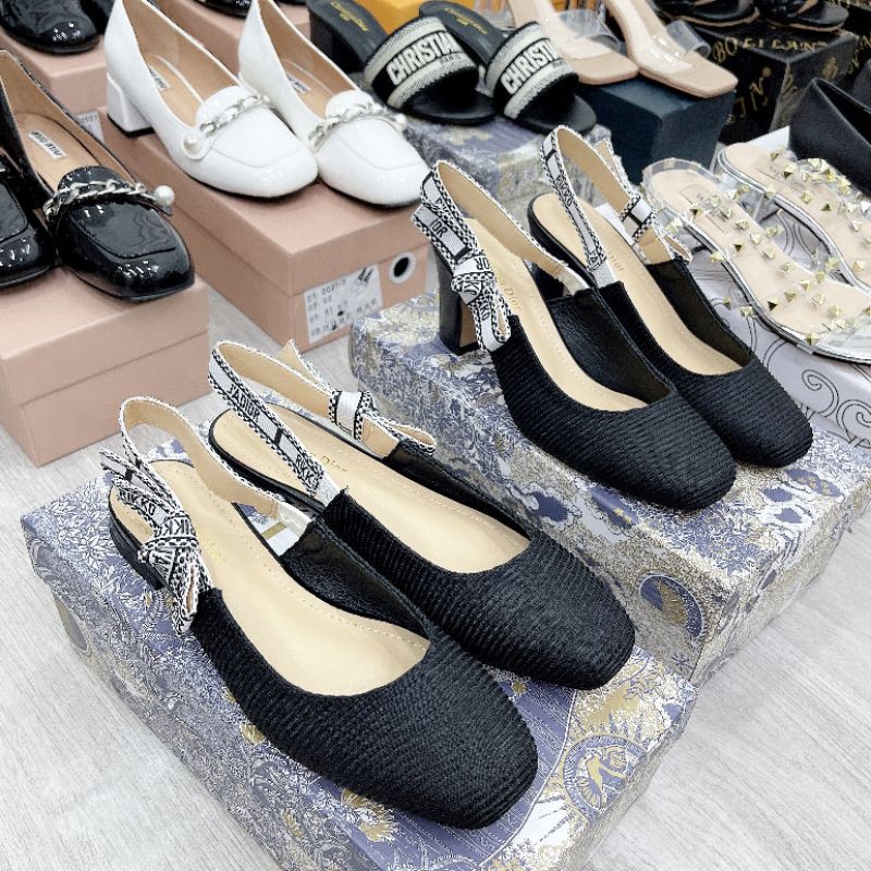 JHKX(VIDEO) Sandal Bệt Da Gân Mũi Tròn Mềm Êm Fullbox Bill Túi Cao Cấp