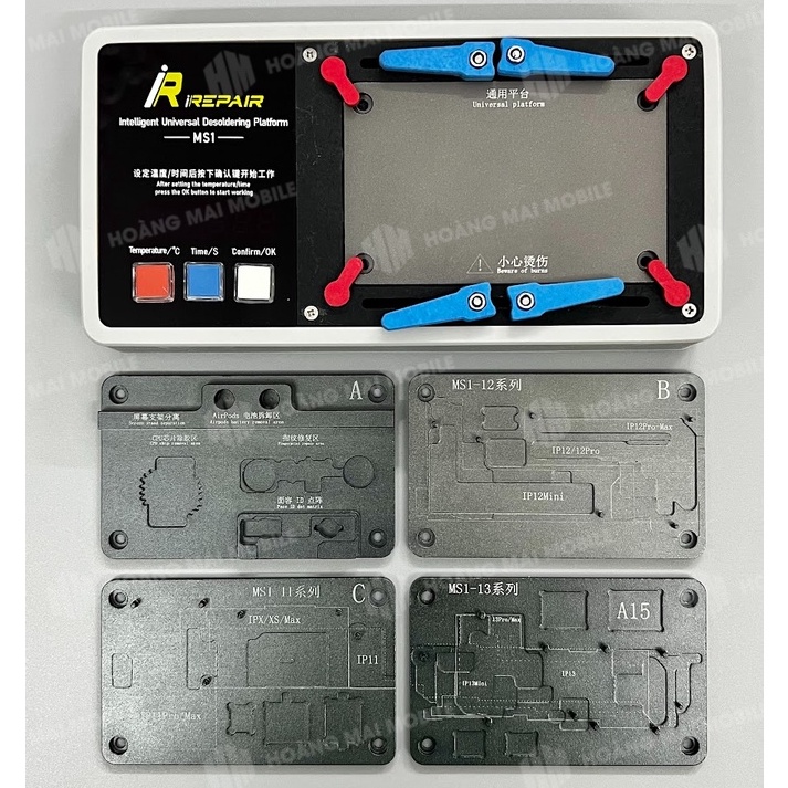 Đế nhiệt tách main iPX - 13 Pro Max iRepair MS1 hãng Mijing