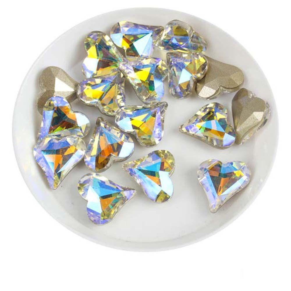 QQMALL Phụ Kiện Đá 3D Nhiều Màu Đính Móng Tay Thời Trang