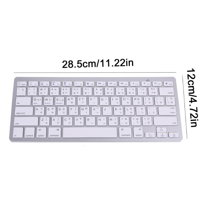 Bàn phím Bluetooth không dây Thái Lan 78 phím cho Laptop/máy tính bảng