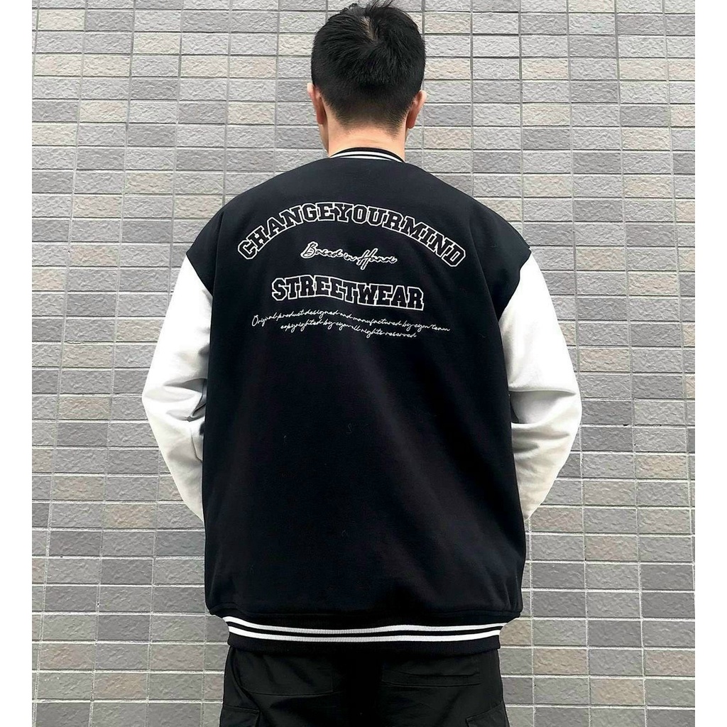 Áo khoác nam nữ dù form rộng cao cấp - áo VARSITY - Áo Khoác bóng chày - Áo Khoác Unisex - hot trend Kay Boutique