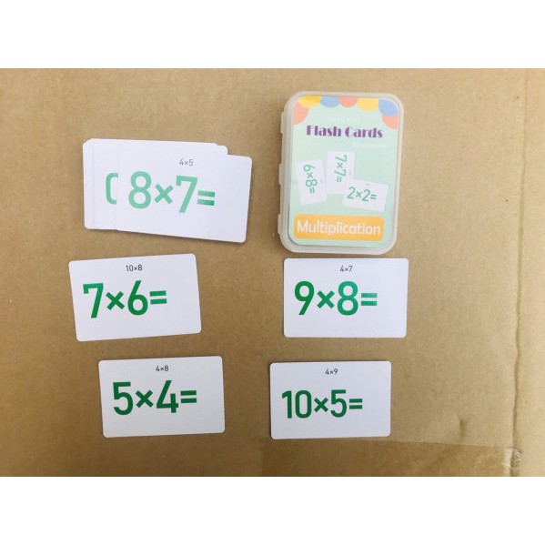 Đồ chơi toán học - Flash Card Học Toán Cho Bé Với Các Phép Tính: Cộng, Trừ, Nhân, Chia, Chữ Số - Dreamworld