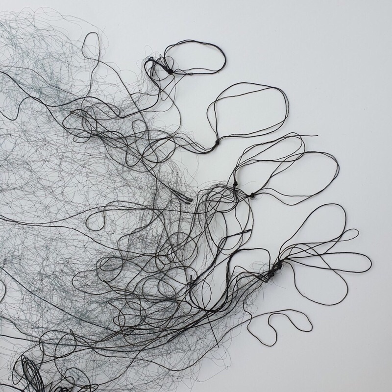 20 mét lưới bẫy chim khuyên ri , sắc ô  , sẻ  lưới cước thái màu đen tàng hình