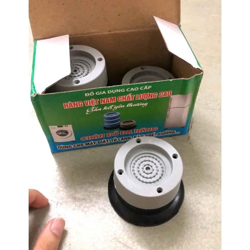 Bộ 4 chân chống rung chân đỡ đa năng, chống rung máy giặt có chân hít cao cấp