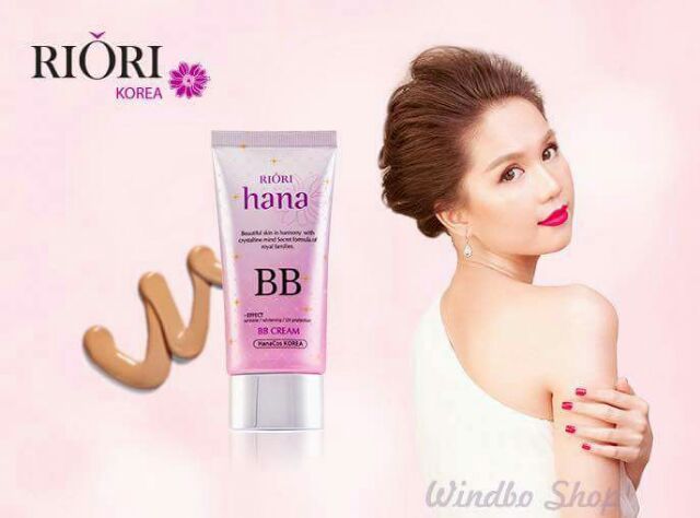 Kem nền che khuyết điểm- BB Cream Riori Hana