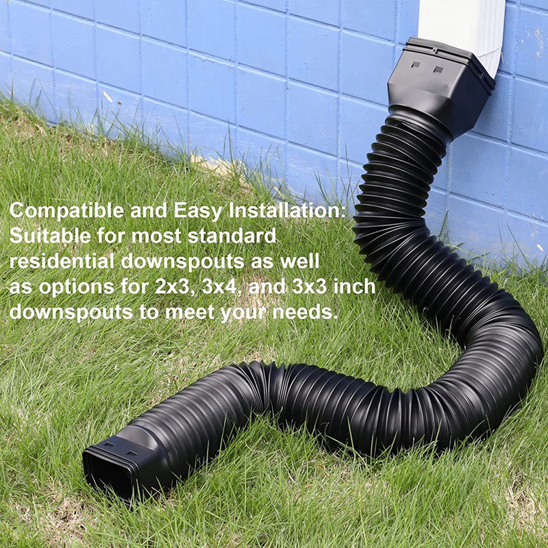 1 Bộ Phận Mở Rộng Vòi Nước Mưa Mở Rộng Linh Hoạt Từ 21 Inch Sang 60 Inch