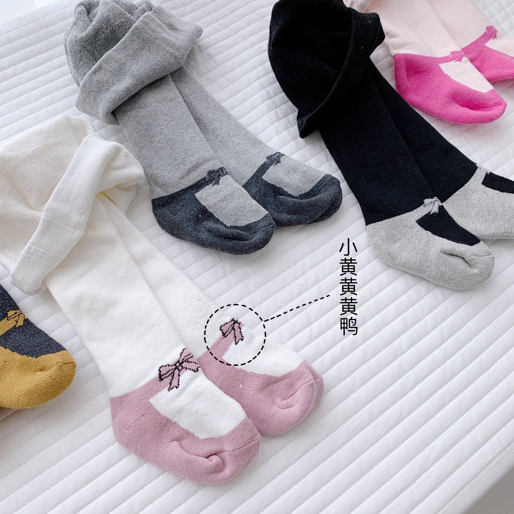 Quần tất cho bé gái có bàn dày dặn, quần legging liền bàn hàng quảng châu