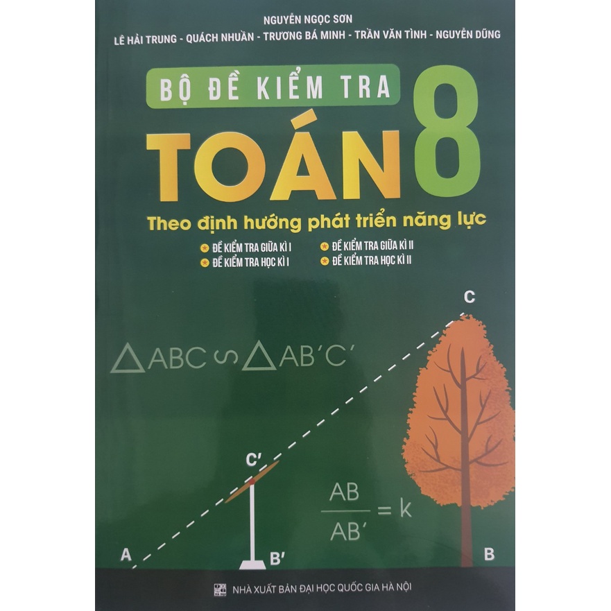 Sách - Bộ đề kiểm tra Toán 8 - Theo định hướng phát triển năng lực