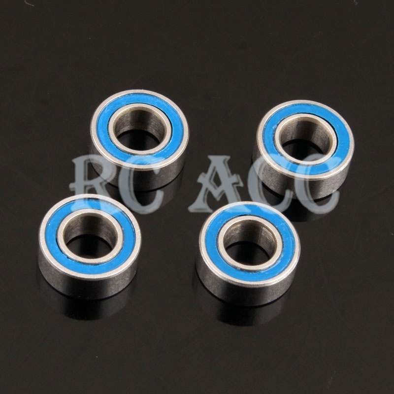 Set 4 Vòng Bi Kim Loại 5*10*4mm Cho Xe Điều Khiển Từ Xa 1/10 AXIAL SCX10 90022 90028 RC AXA1218