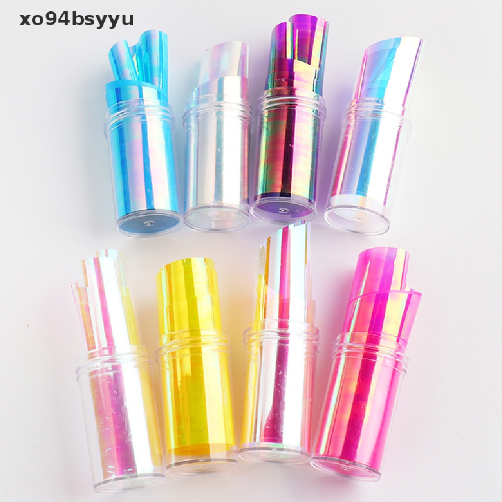 [Xo94Bsyu] Giấy Dán Móng Nghệ Thuật Bằng Lá Nhôm Mặt Kính