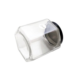 Hũ thủy tinh lục giác 730 ml (set 5 cái)