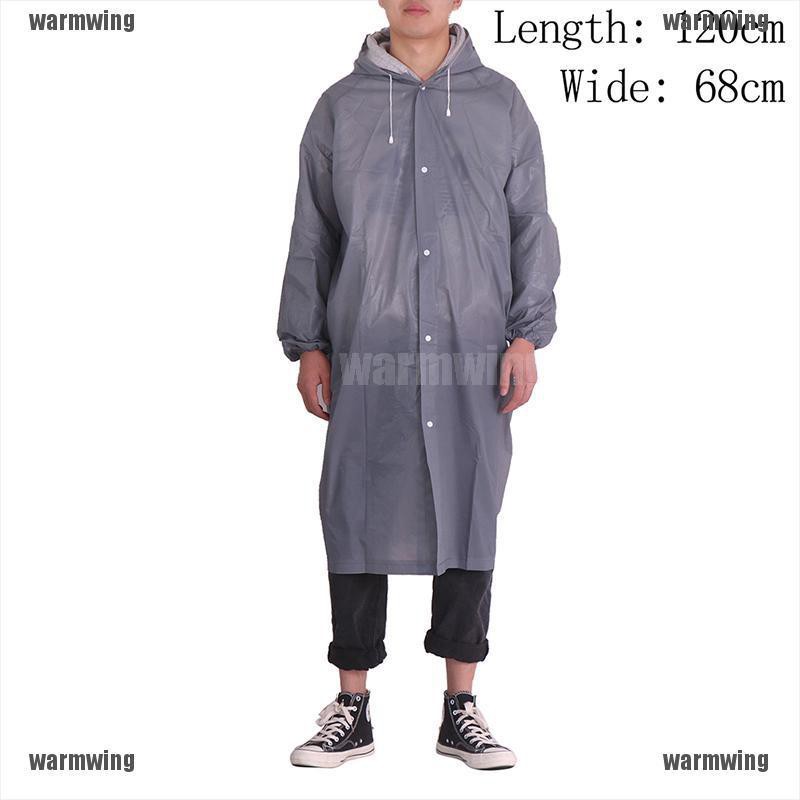Áo Mưa Poncho Trong Suốt Có Nút Gài Tiện Dụng