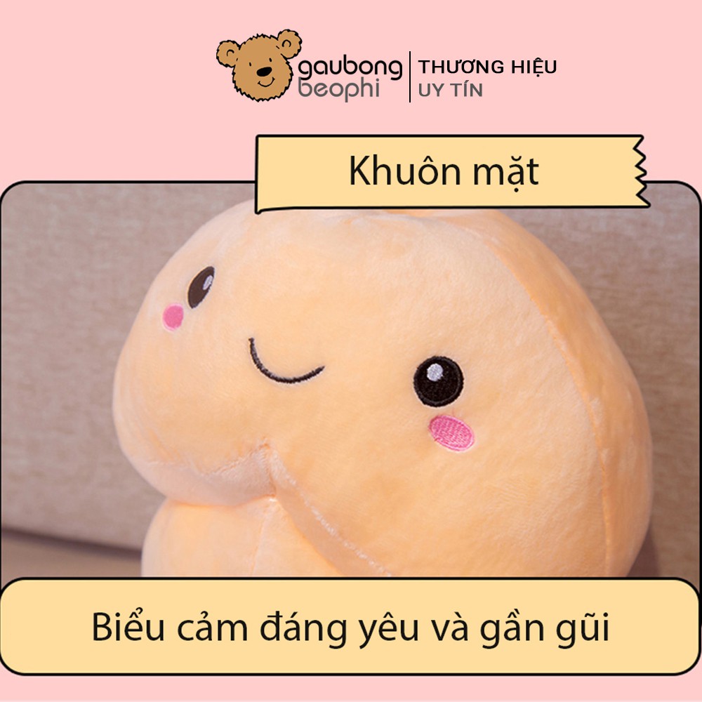 Gối ôm ciu bông dài | cu bông dễ thương size 100cm shop Gấu bông béo phì