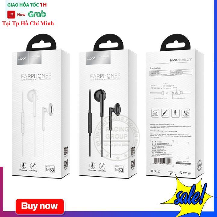 Tai Nghe Nhét Tai HOCO M53 Có Dây 3.5mm Có Mic - Bảo Hành 12 Tháng