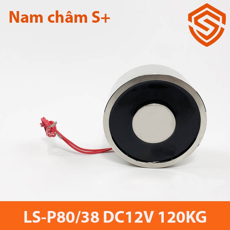 Nam châm điện LS-P80/38 12V 120KG