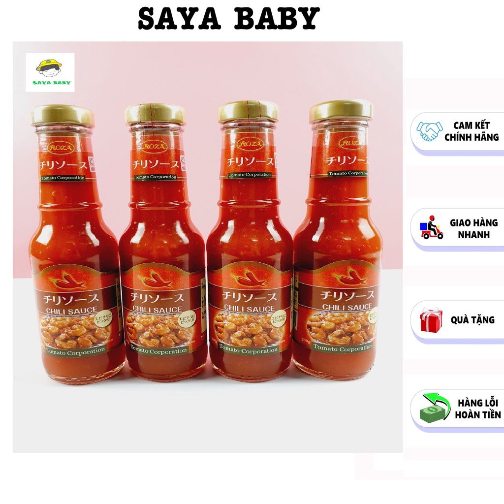 Tương ớt Roza Chilli Sauce 200g nội địa Nhật Bản