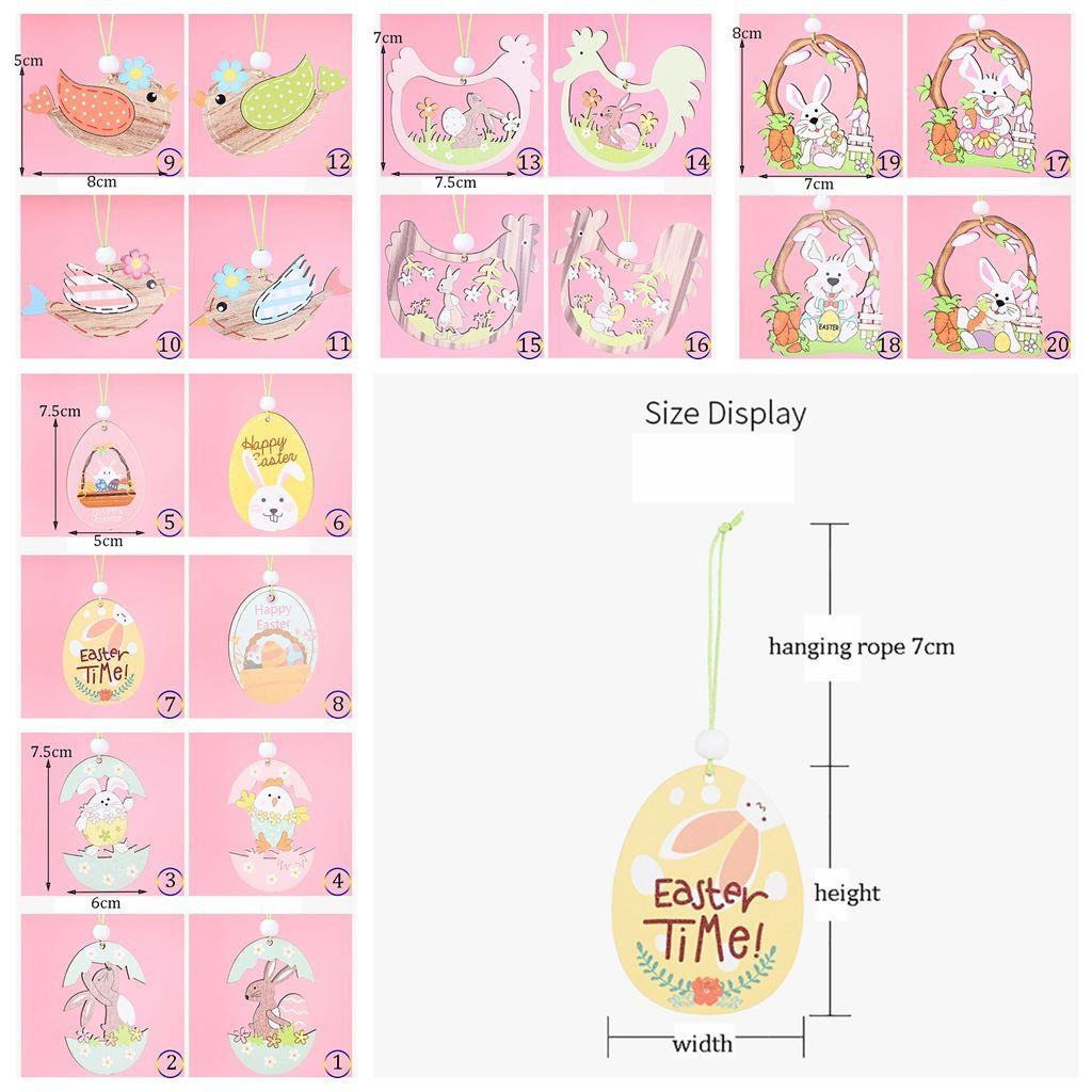 Dây Treo Trang Trí Hình Thỏ Phục Sinh Nhiều Kiểu Dáng Dễ Thương