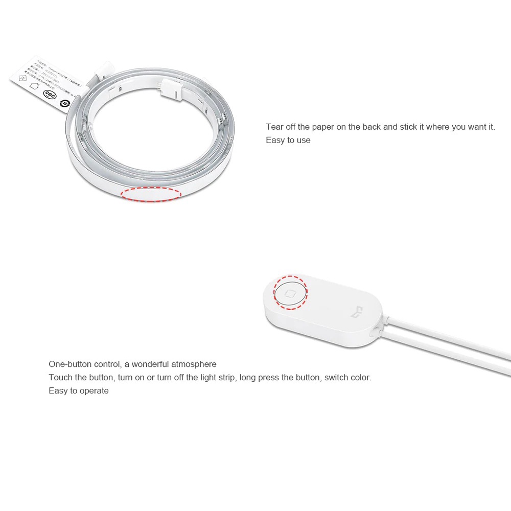 Yeelight Lightstrip 1S và Lightstrip Pro Dây Đèn LED Thông Minh Dài 2 Mét