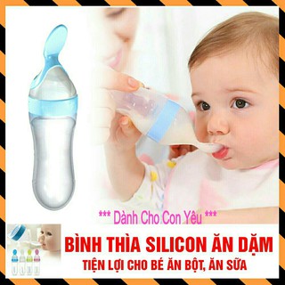 Bình thìa ăn dặm cho bé
