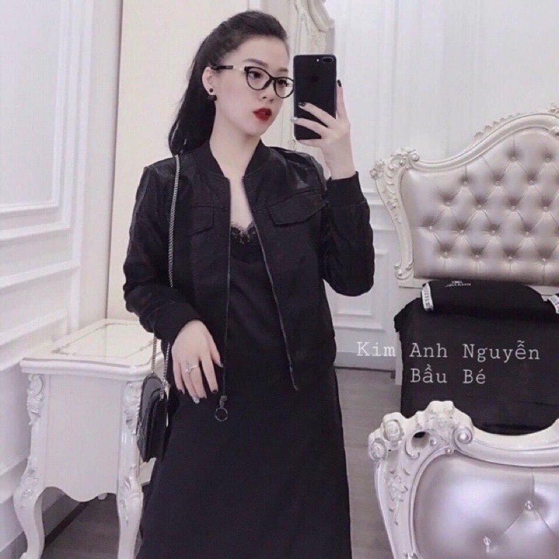 ÁO KHOÁC DA BOMBER TÚI HỘP | BigBuy360 - bigbuy360.vn