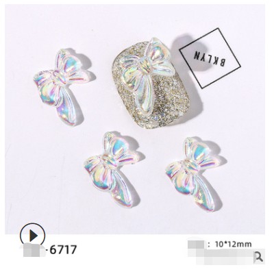 Charm nơ thuỷ tinh, charm gắn móng tay