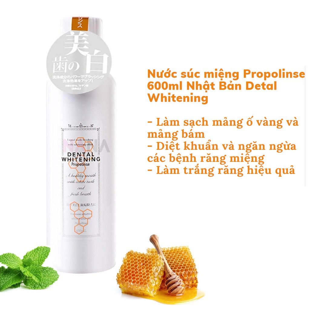 Nước súc miệng Propolinse Nhật Bản chai 600ml