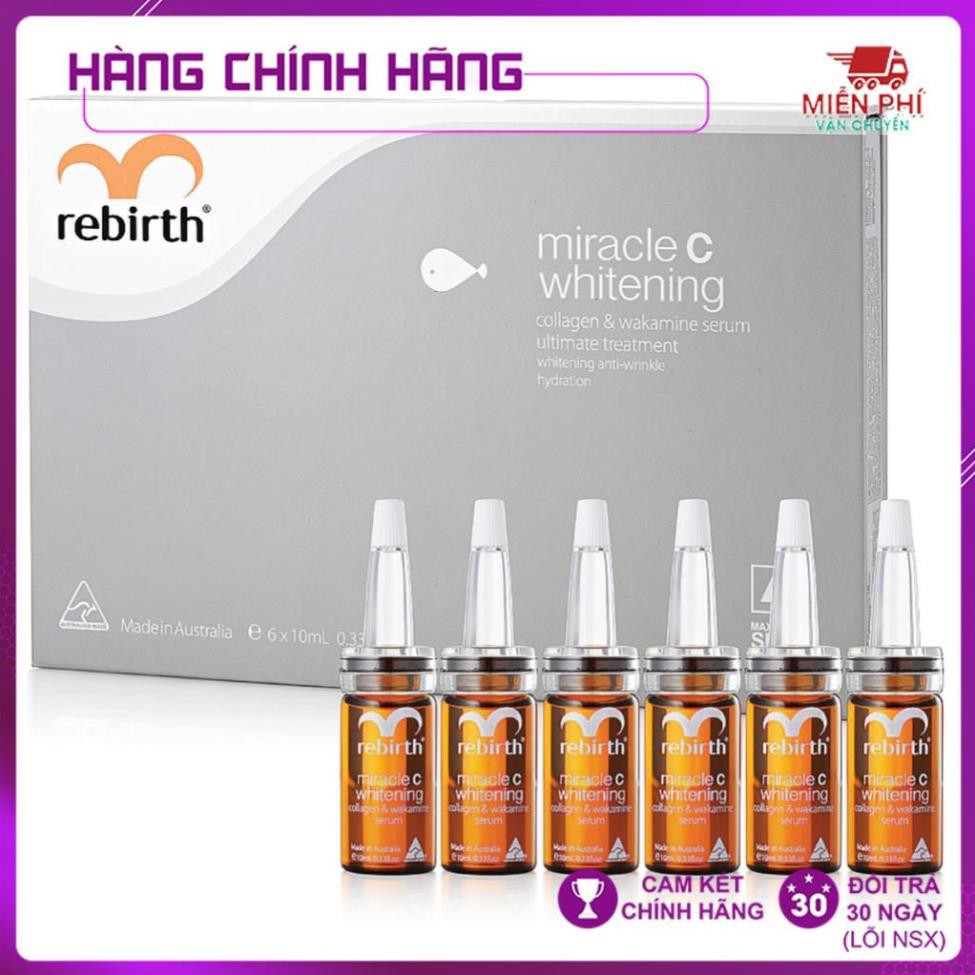 Serum tế bào gốc Dưỡng trắng da Rebirth 6chai*10ml - Úc | BigBuy360 - bigbuy360.vn