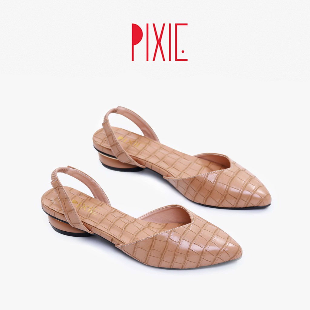 Giày Búp Bê Bệt Quai Hậu Mũi Nhọn Pixie X715