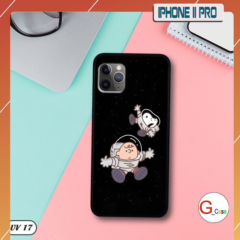 Ốp lưng iPhone 11 Pro lưng nhám - ngộ nghĩnh