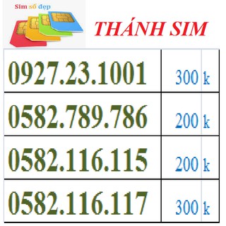 H13. THÁNH SIM CẶP ĐẸP GIÁ SIÊU KHUYẾN MẠI