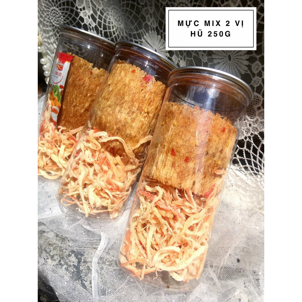 ❤️ Khô mix 3 vị heo, gà, mực 300gr Và 250g ❤️