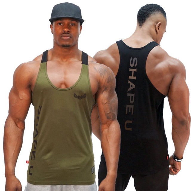 Ba lỗ nam tập gym SharkPeu nhập khẩu