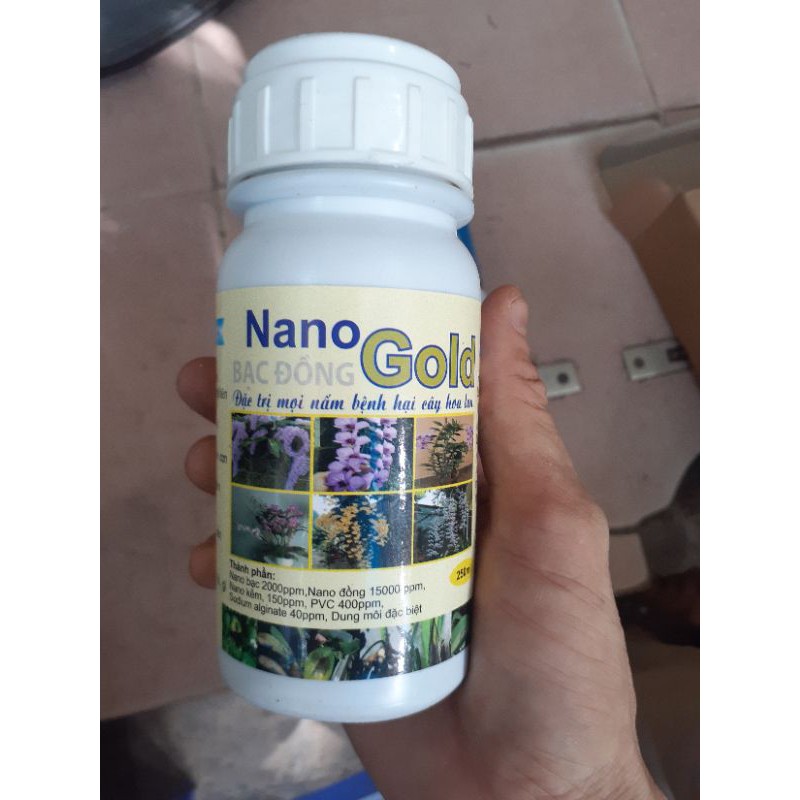 Cặp 2 chai Nano Bạc Đồng và Nano Đồng Oxyclorua chai 150ml