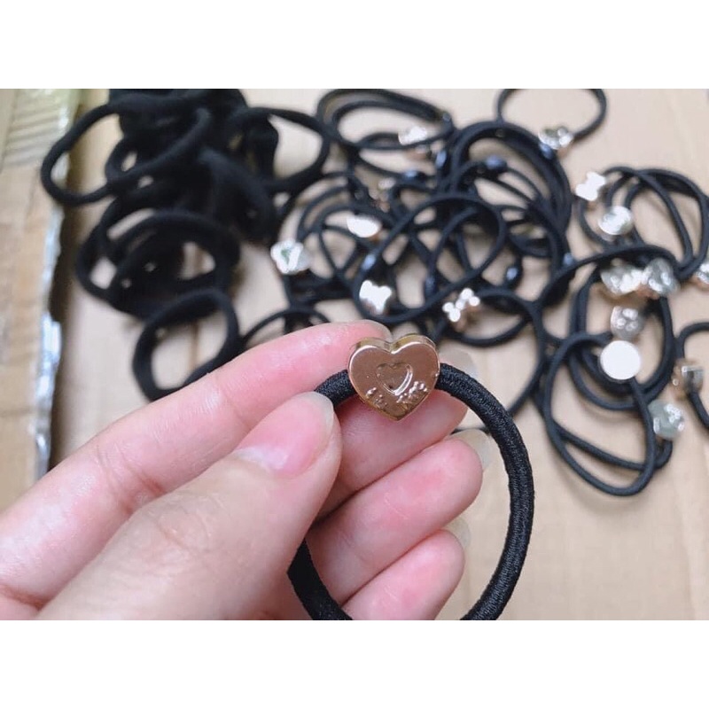 Sét 60 dây buộc tóc mẫu mới loại đẹp đàn hồi tốt