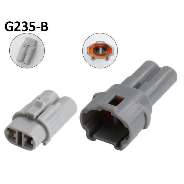 G235-Giắc cắm chống thấm xe hơi 2 lỗ 2 mm