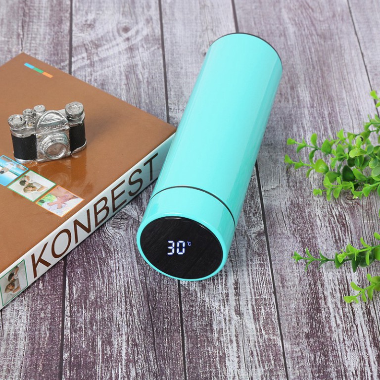 Bình biữ nhiệt nắp cảm ứng nhiệt độ 500ml Inox 304 cao cấp | BigBuy360 - bigbuy360.vn