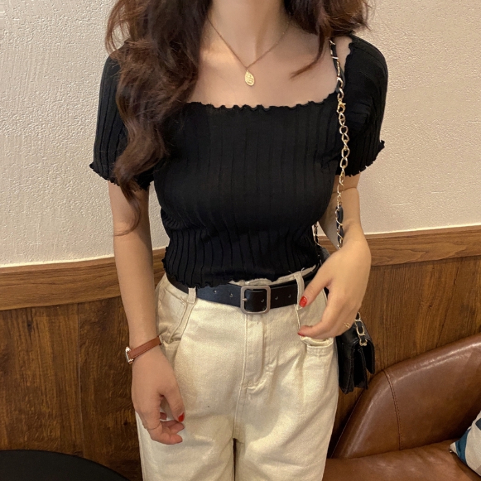 women t-shirts new fashion ulzzang solid  color | BigBuy360 - bigbuy360.vn