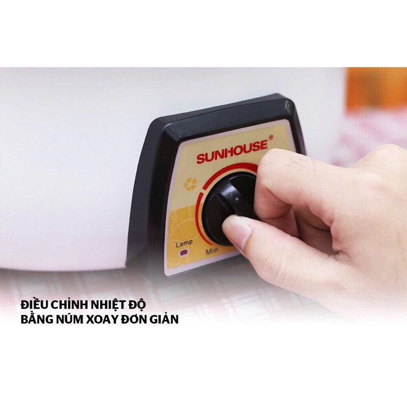 Nồi lẩu điện Sunhouse SHD4521, bảo hành chính hãng 12 tháng.