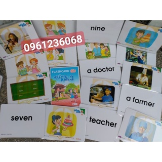 Flashcard Tiếng Anh 3 Global Success (size A5) Ép plastic