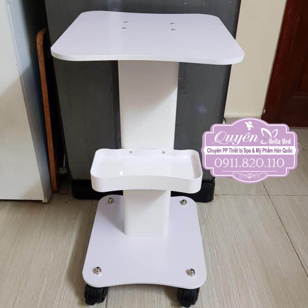 Kệ để máy spa, để các máy để bàn như máy laser, triệt lông, máy 5 in 1 bằng gỗ MDF