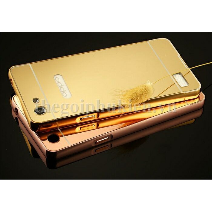 Ốp lưng gương OPPO Neo 7 A33 bo tròn