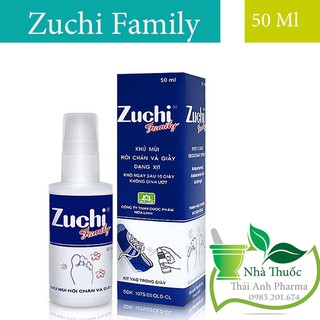 Khử Mùi Hôi Chân Và Giầy Dạng Xịt ZUCHI FAMILY