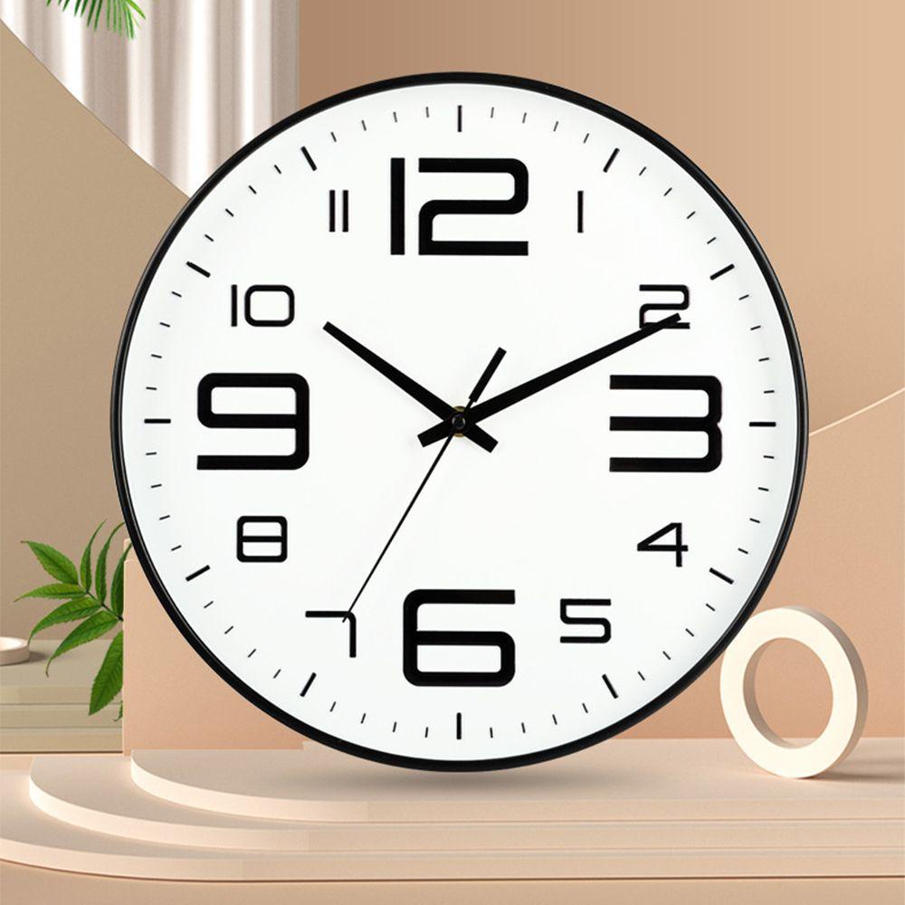 WATTLE Đồng Hồ Treo Tường 12inch Phong Cách Bắc Âu Trang Trí Nội Thất
