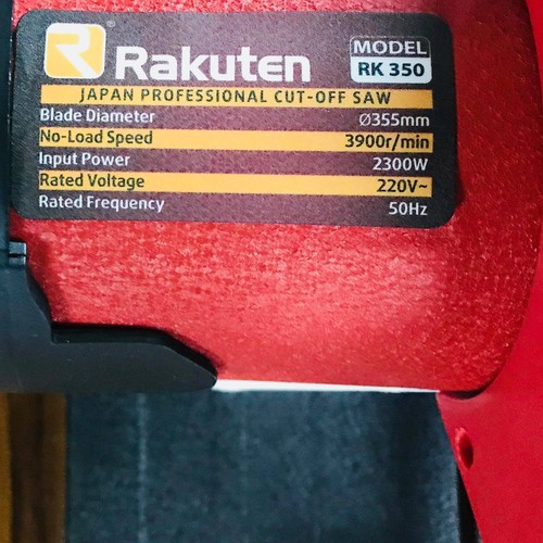 Máy Cắt Sắt Bàn Rakuten RK 350 355mm - 2300W - Đồng 100%