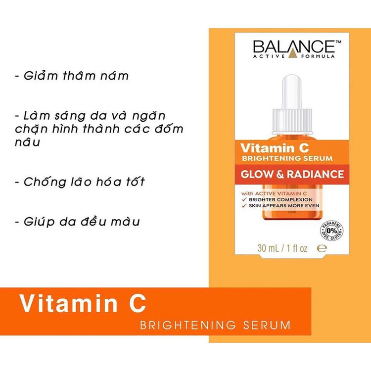 Tinh chất Làm Sáng Da Vitamin C Balance Active Formula Active Formula 30ml