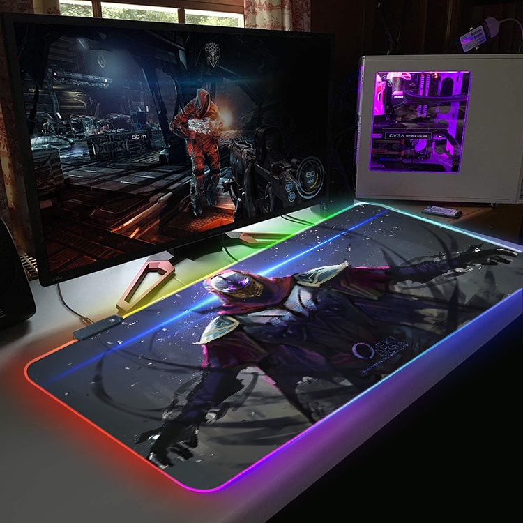 Tổng Hợp Lót Chuột, Pad Chuột, Bàn Di Chuột LED RGB Custom Nhiều Nhân Vật Size 80x30 - 90x40CM FUGEAR
