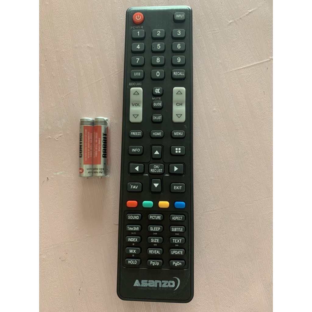 Remote điều khiển tivi Asanzo ( có nút AUDIOLANG)