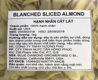 HẠNH NHÂN CẮT LÁT 1kg